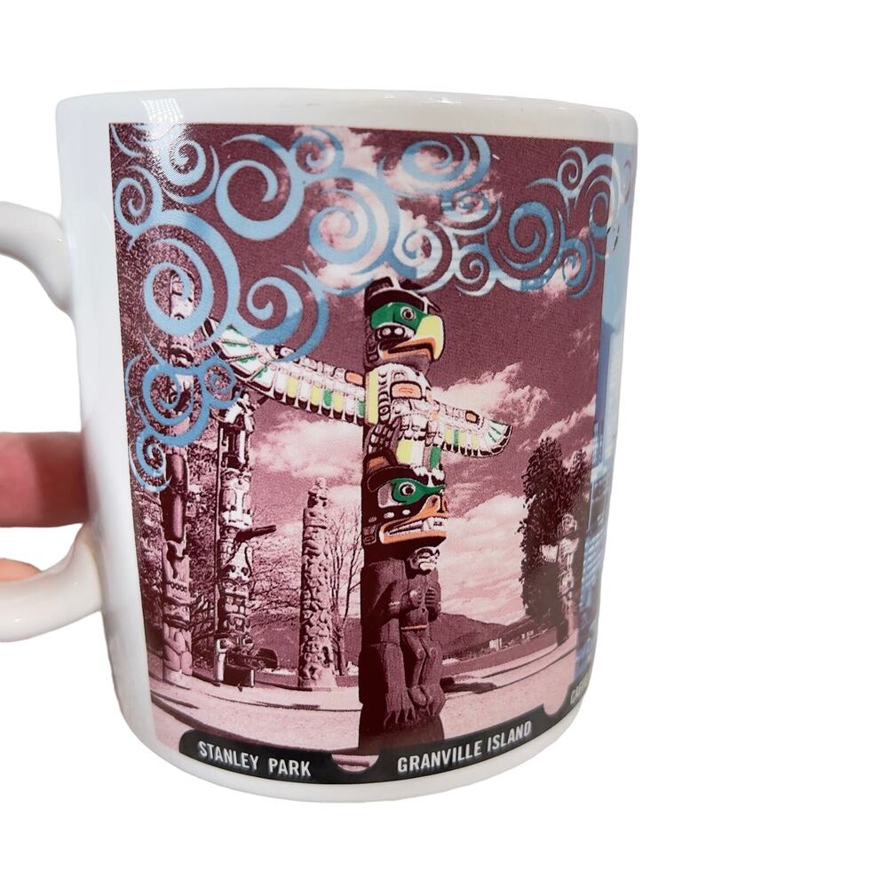 Starbucks Vancouver Coffee City Mug 1999 Stanley Park Granville Island Gastown - Picture 4 of 12